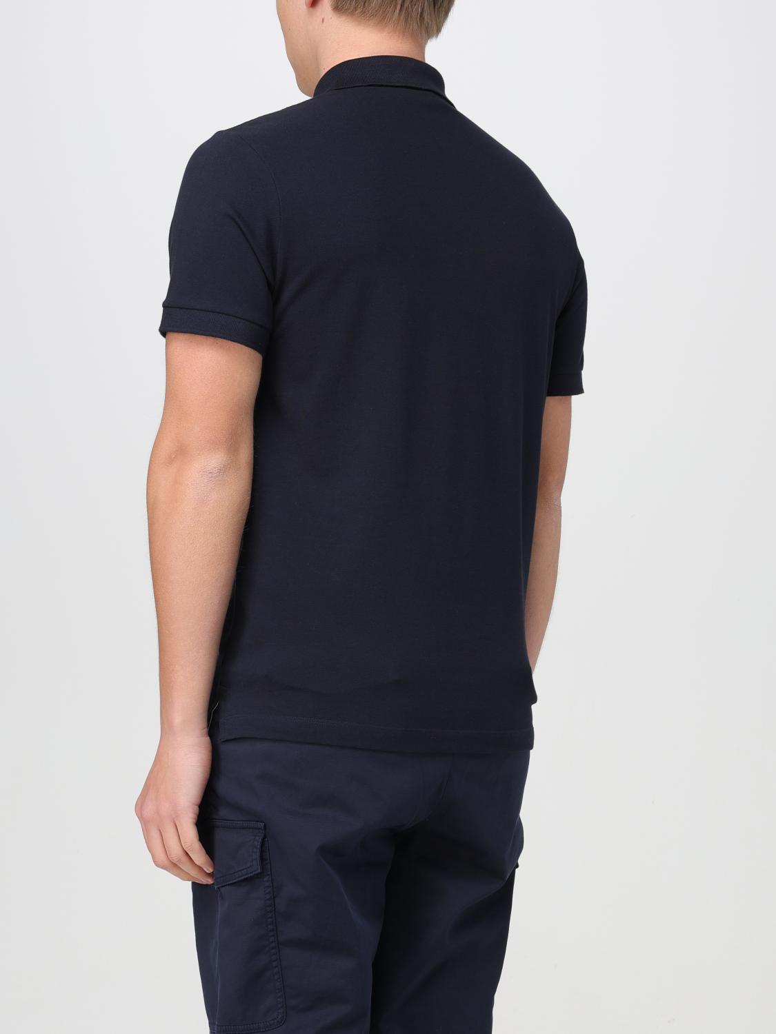 STONE ISLAND POLO: Polo Stone Island in cotone piquet , Blue - Img 3