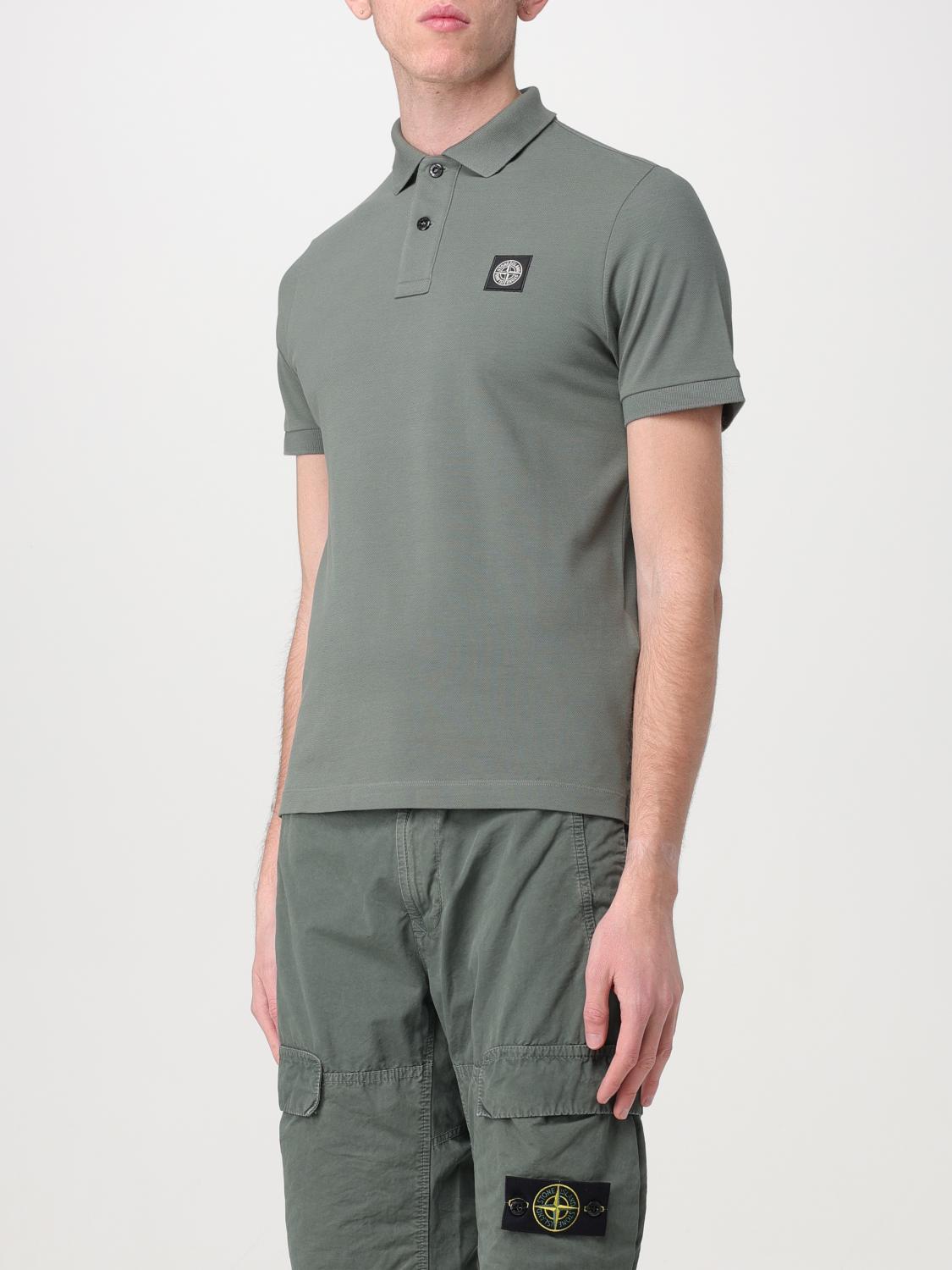 STONE ISLAND POLO: Polo hombre Stone Island, Militar - Img 4