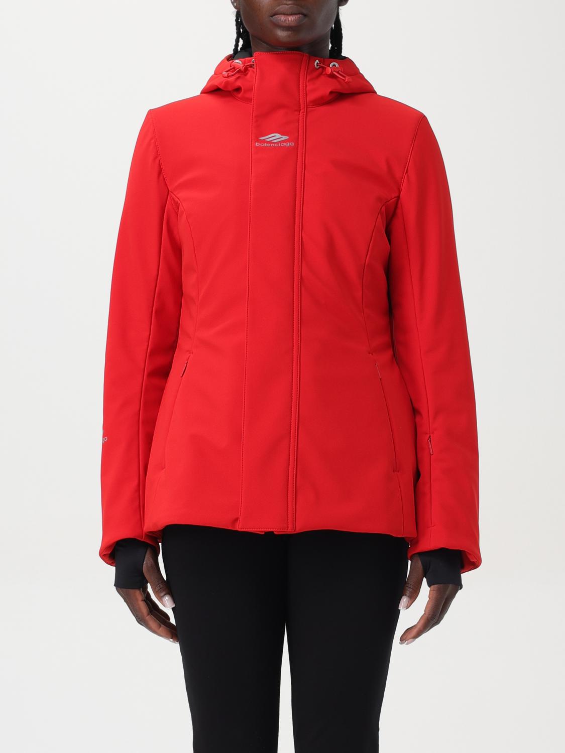 BALENCIAGA CHAQUETA: Abrigo mujer Balenciaga, Rojo - Img 1