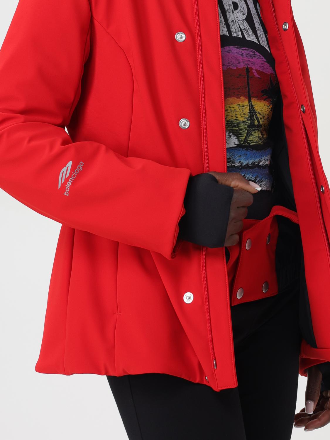 BALENCIAGA CHAQUETA: Abrigo mujer Balenciaga, Rojo - Img 5