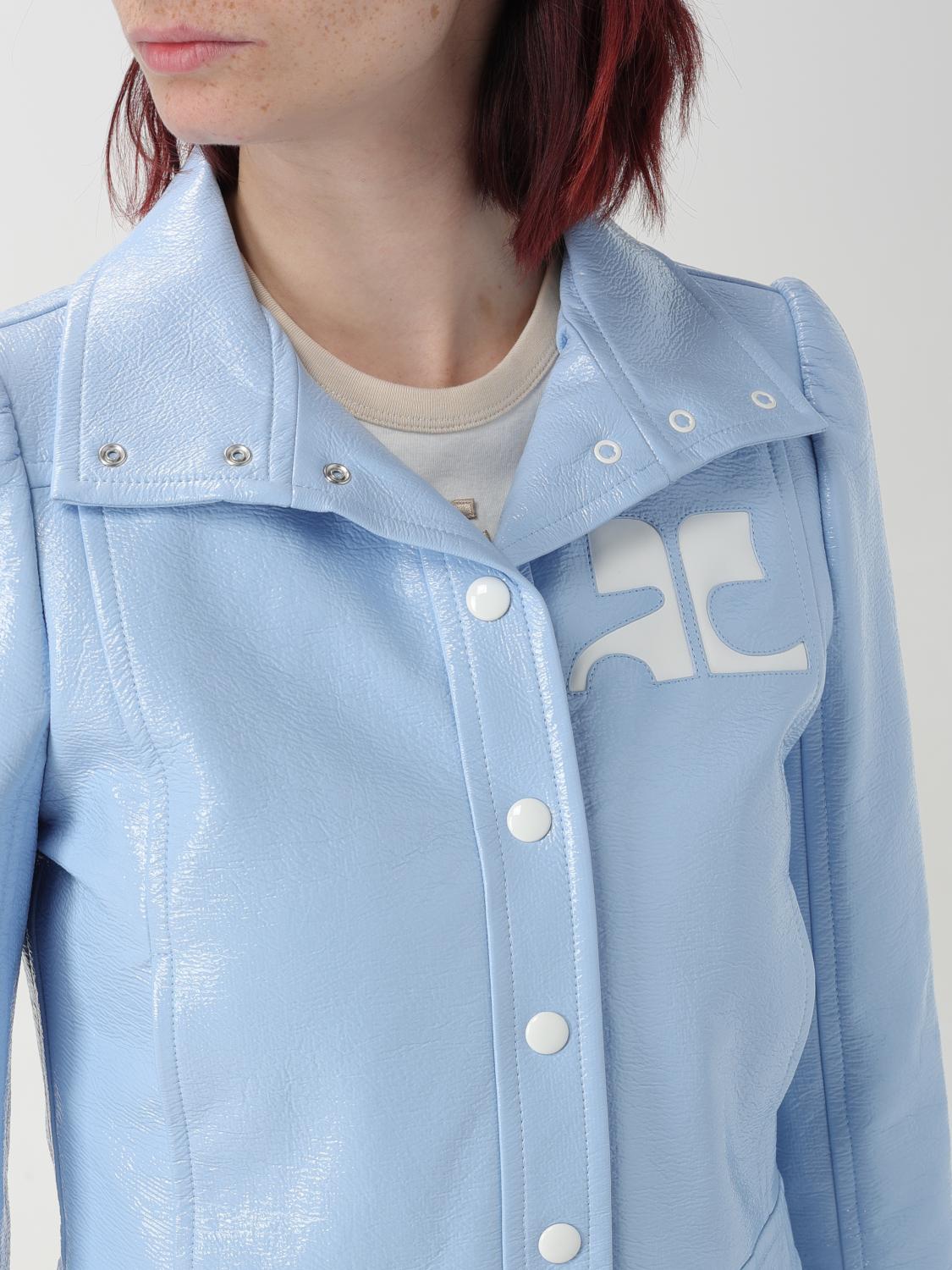 COURRÈGES JACKET: Blazer woman CourrÈges, Blue - Img 5
