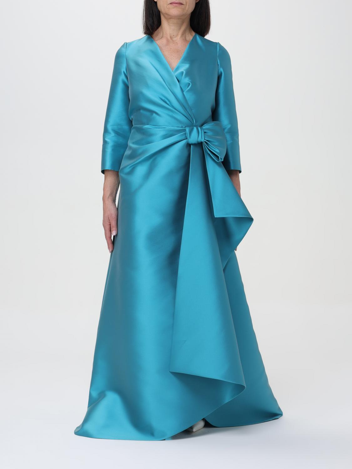 alberta ferretti blue dress Light Blue Maxi Sequin Dress by Alberta Ferretti – Elilhaam main image 1