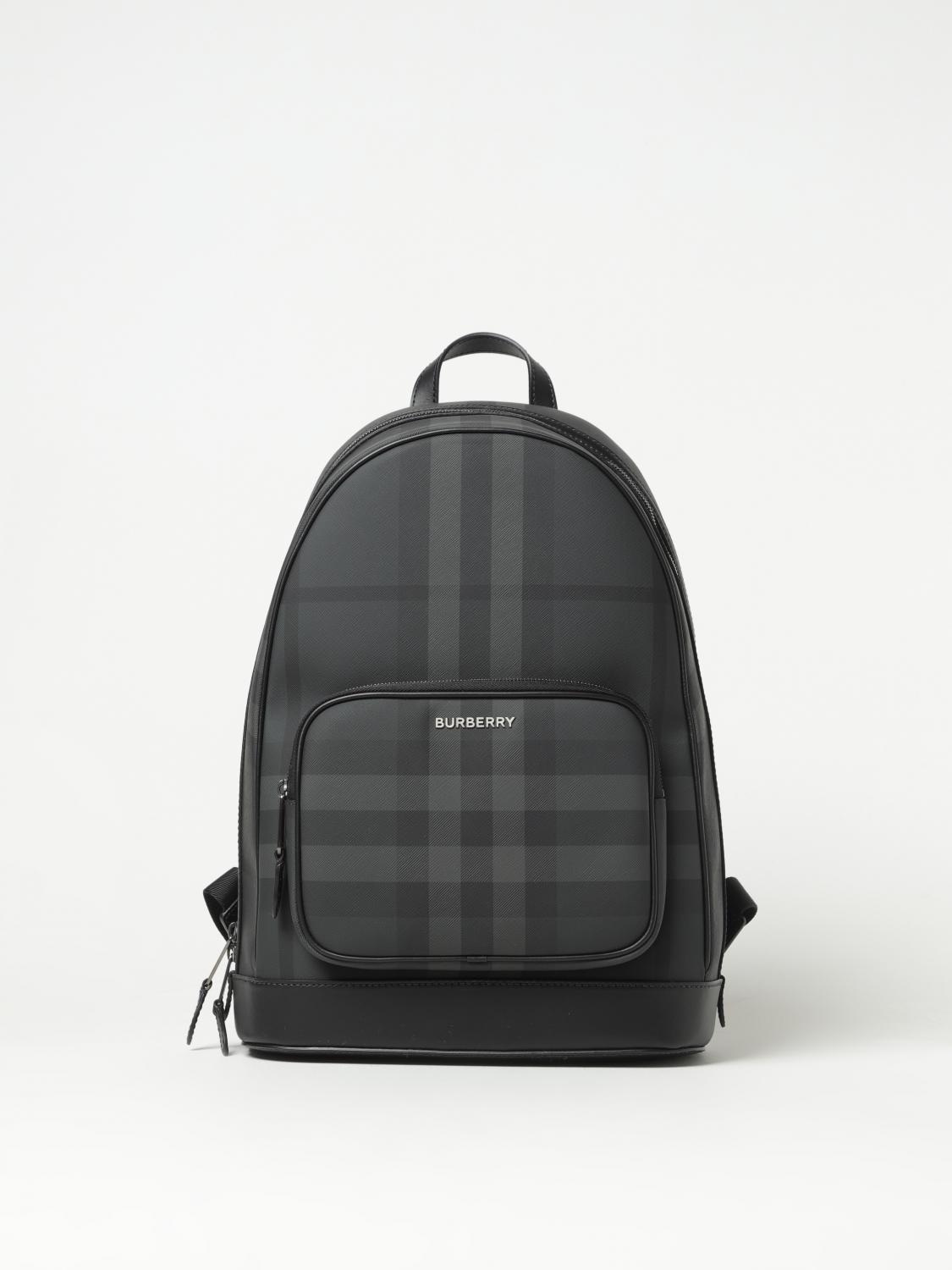 BURBERRY BACKPACK: Backpack men Burberry, Blue - Img 1