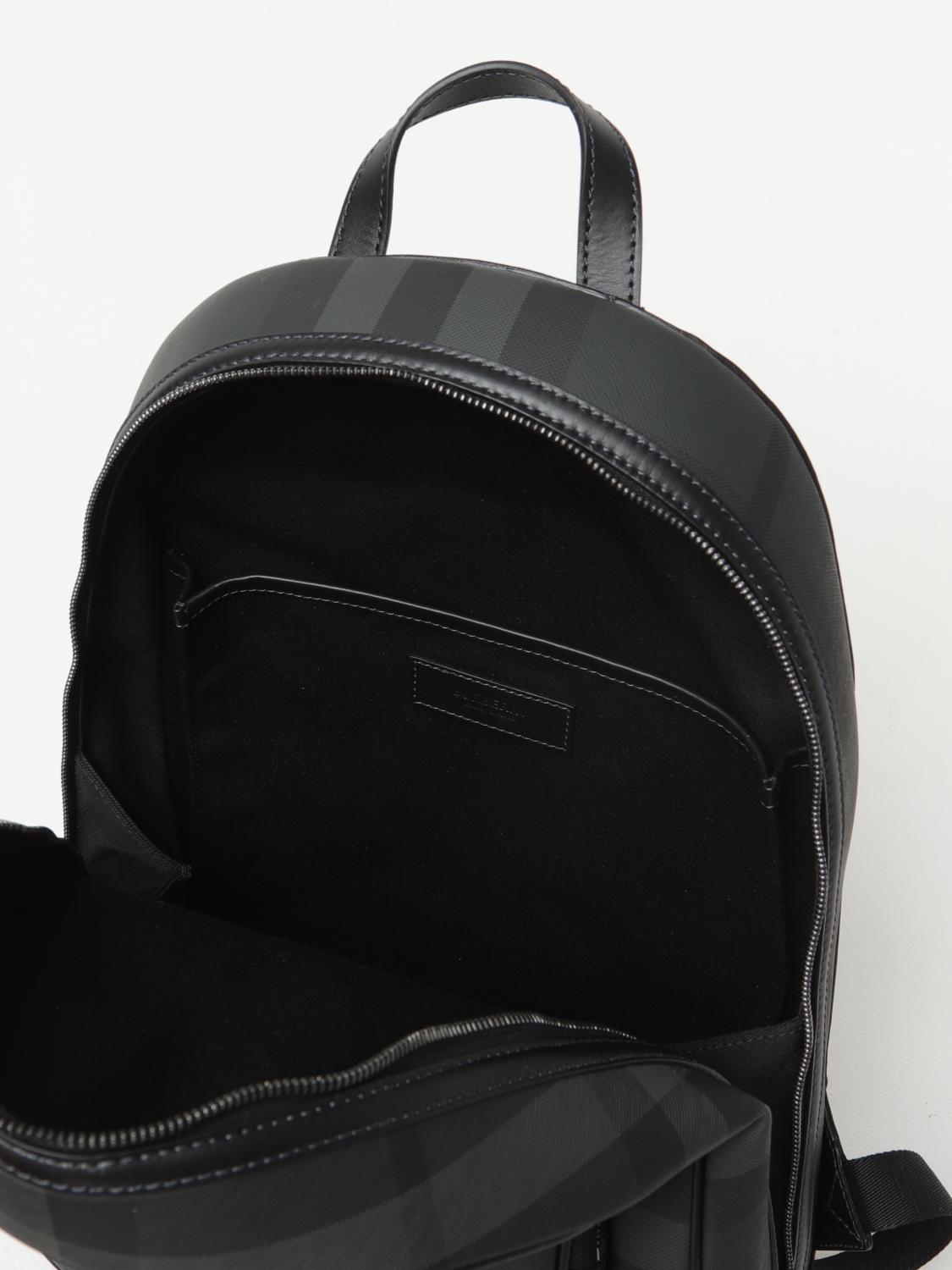 BURBERRY BACKPACK: Backpack men Burberry, Blue - Img 4