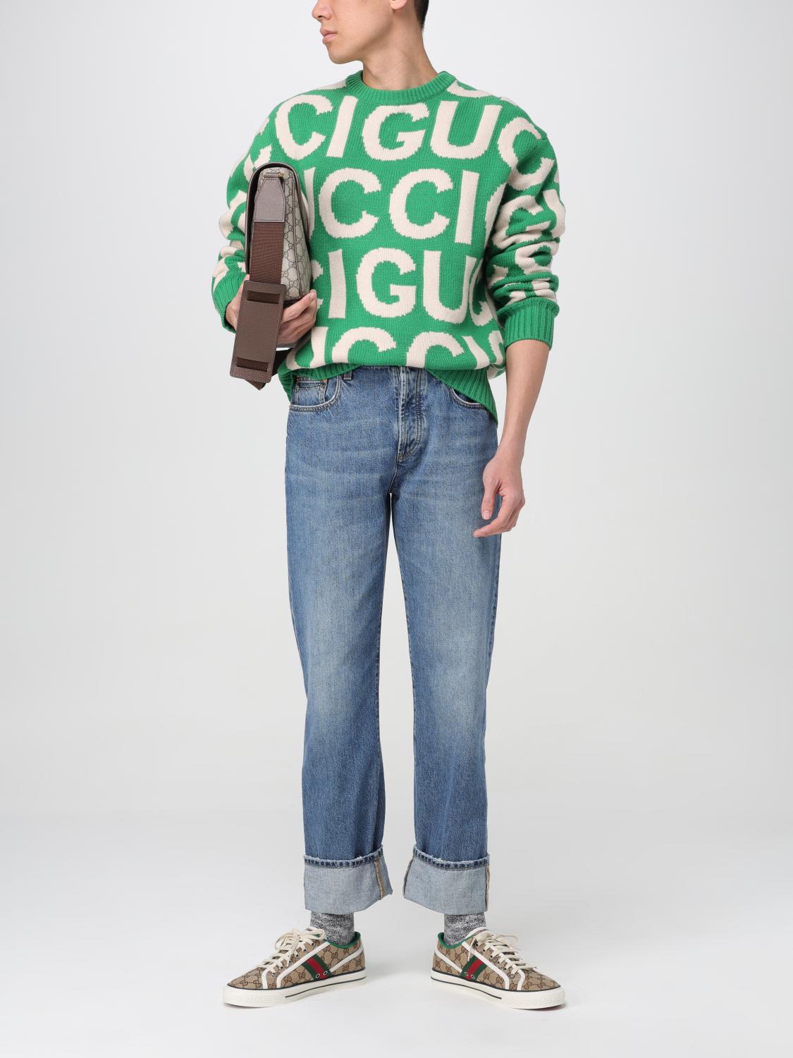 GUCCI JERSEY: Jersey hombre Gucci, Verde - Img 2