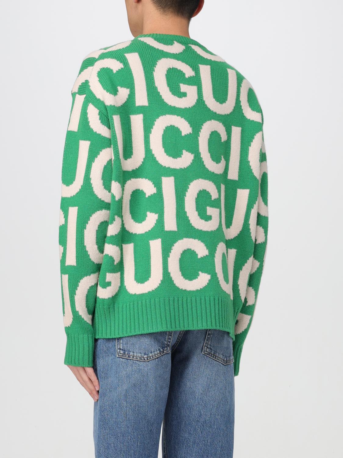 GUCCI JERSEY: Jersey hombre Gucci, Verde - Img 3