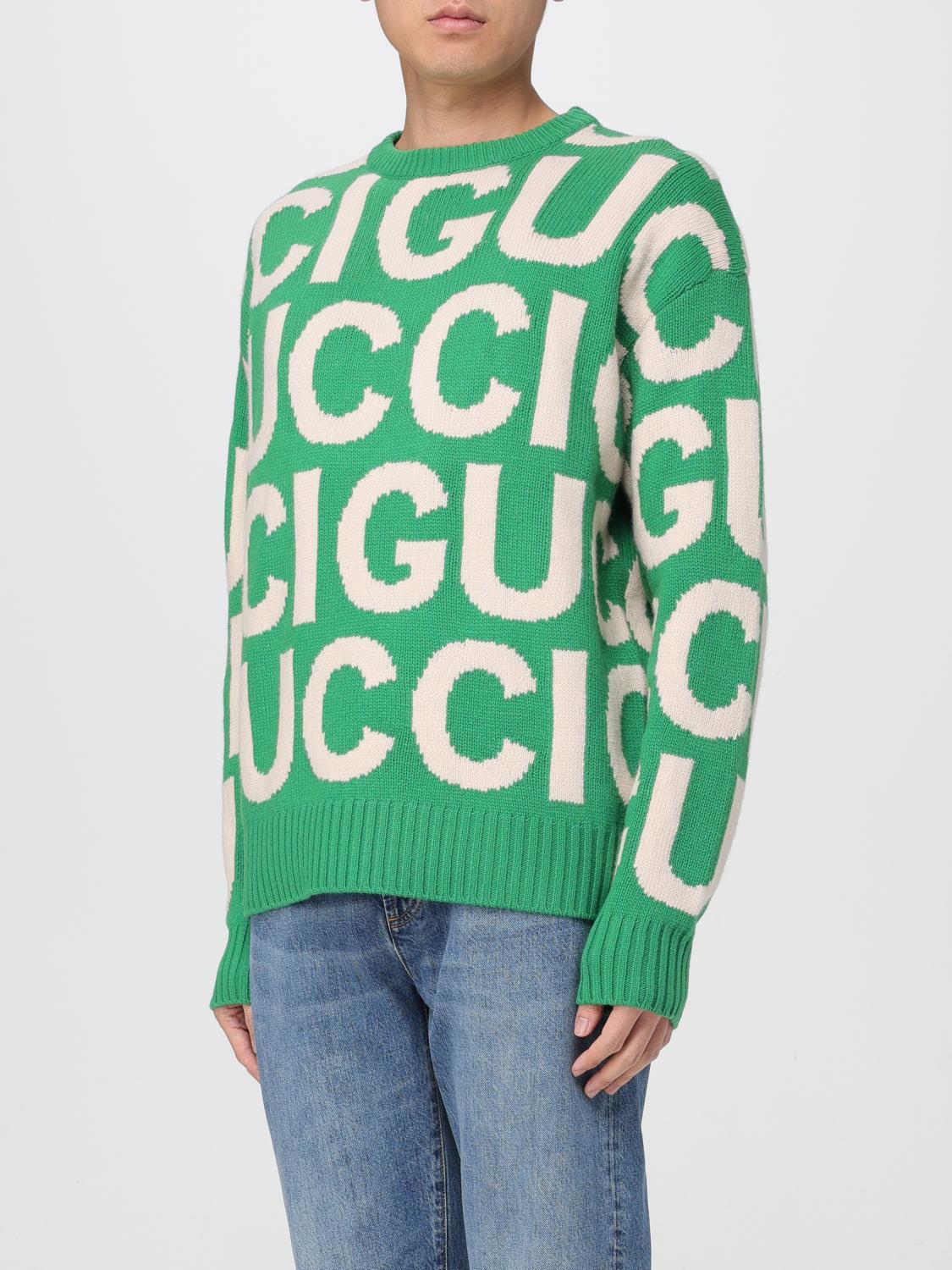 GUCCI JERSEY: Jersey hombre Gucci, Verde - Img 4