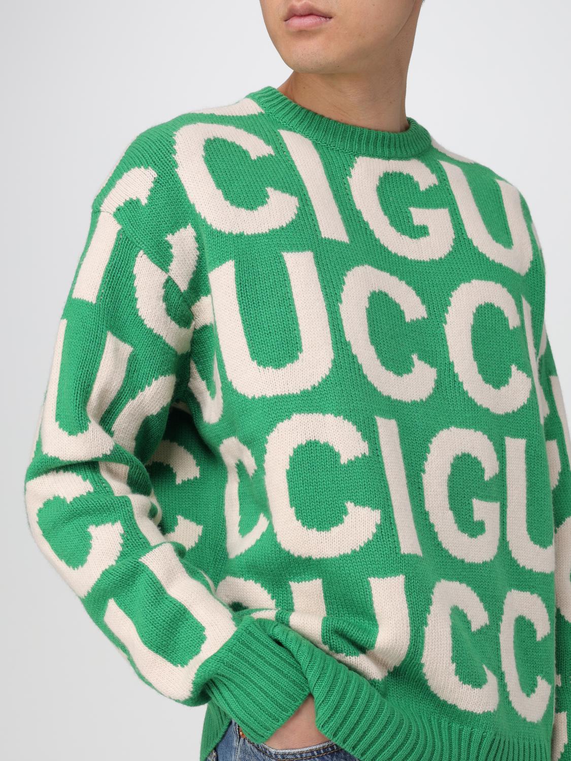 GUCCI JERSEY: Jersey hombre Gucci, Verde - Img 5