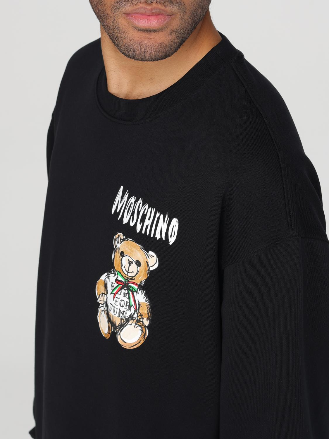 MOSCHINO COUTURE SWEATSHIRT: Sweatshirt homme Moschino Couture, Noir - Img 4