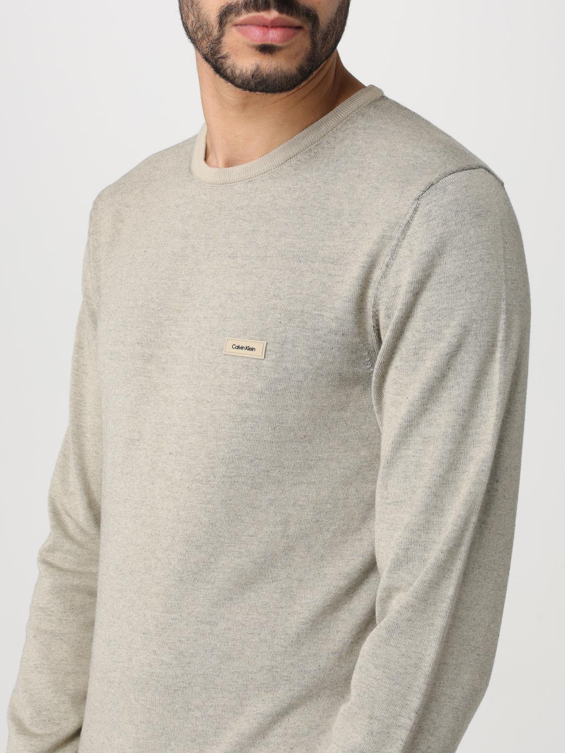 CALVIN KLEIN PULLOVER: Pullover herren Calvin Klein, Beige - Img 3