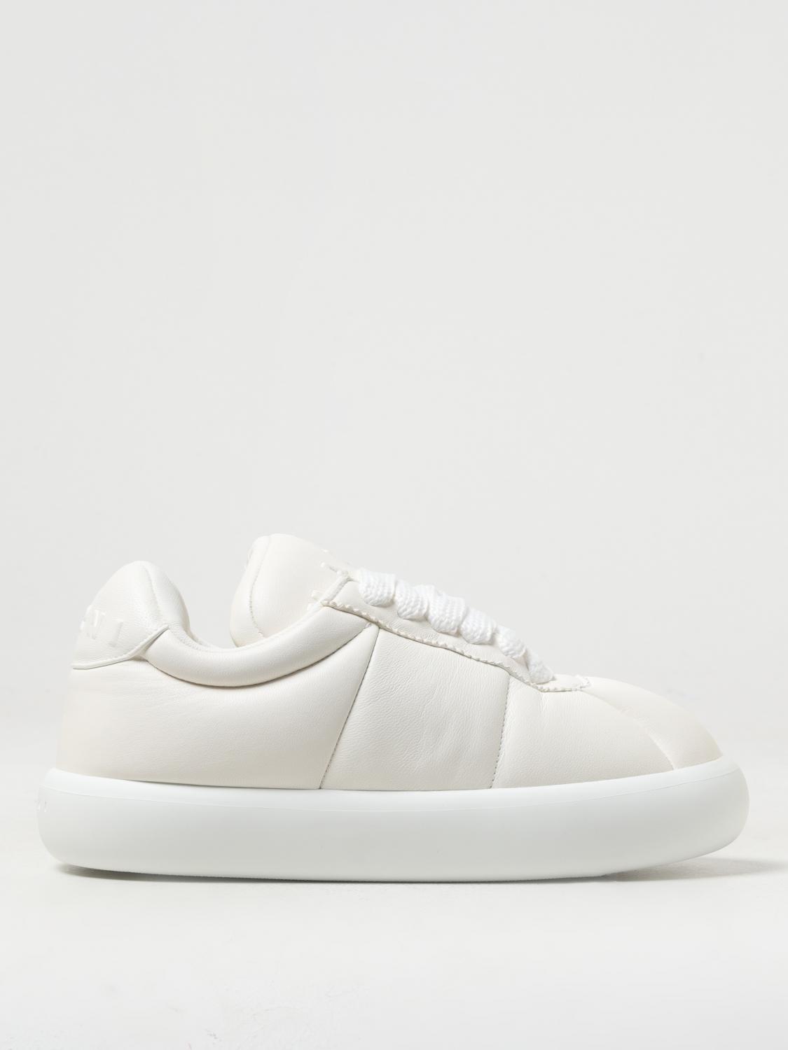 スニーカー MARNI Men Sneakers SNZU015802P6028 00W01 WHITE MARNI：スニーカー メンズ - ホワイト | GIGLIO.COMオンラインの