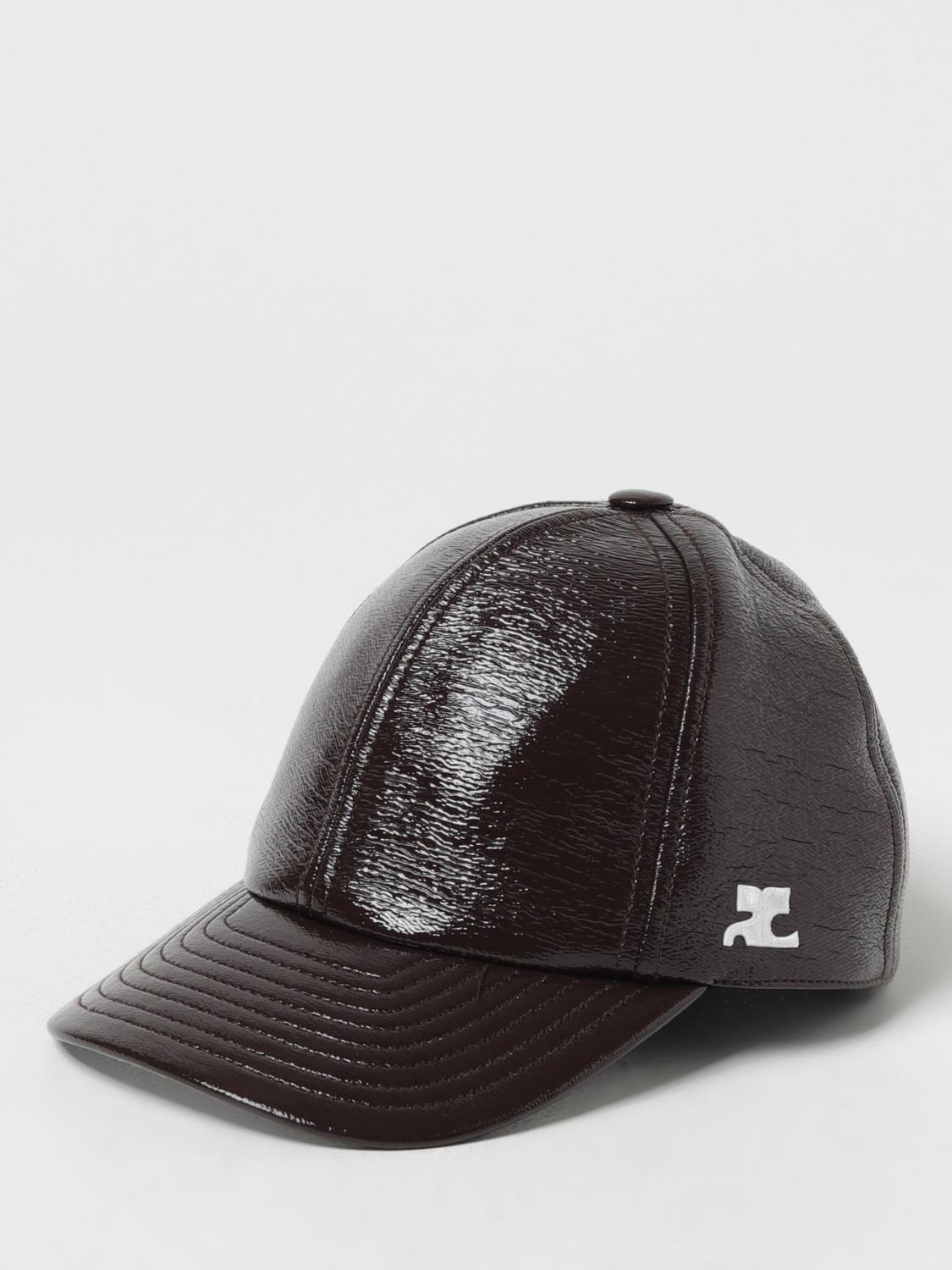 COURRÈGES HAT: Hat men CourrÈges, Brown - Img 1