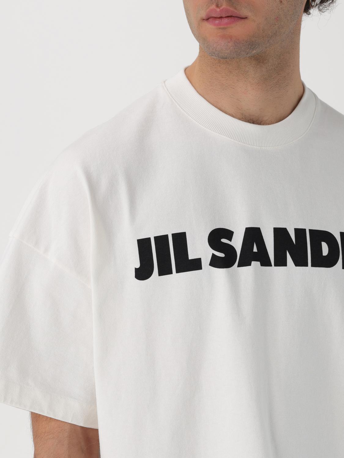 JIL SANDER T-SHIRT: T-shirt oversize Jil Sander in cotone, Bianco - Img 5