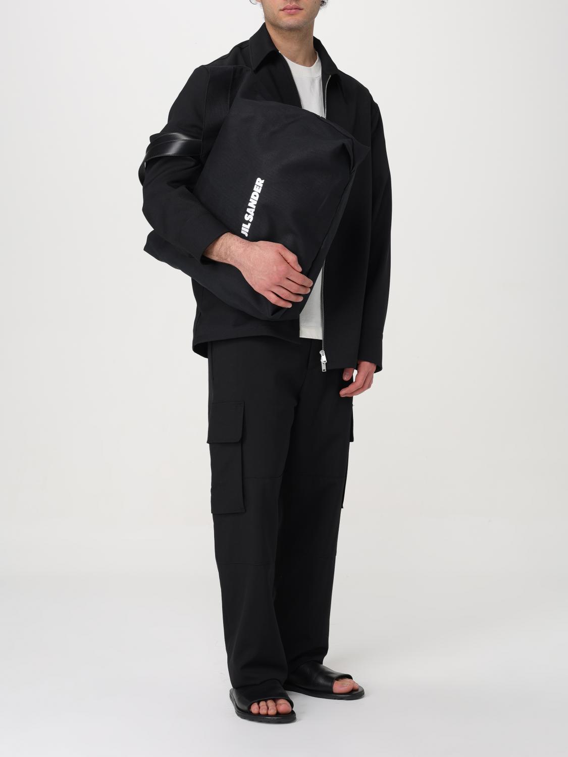 JIL SANDER ジャケット: シャツ メンズ Jil Sander, ブラック - Img 2