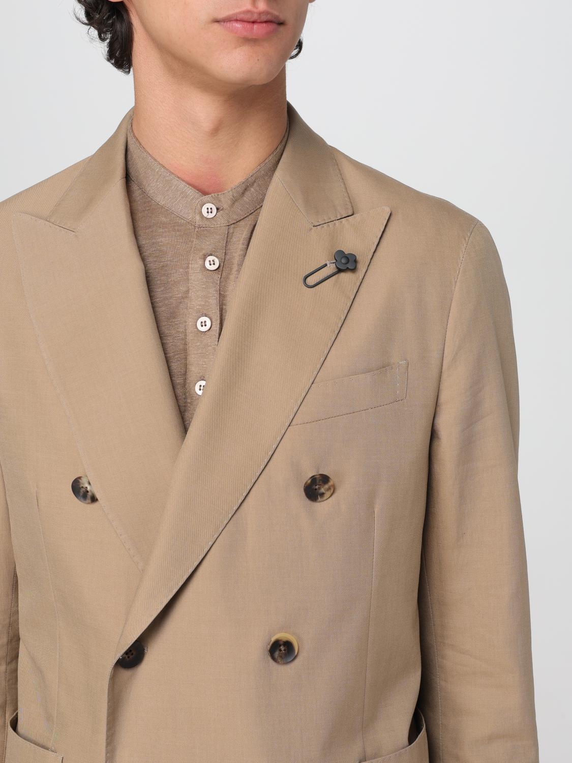 Lardini スーツ メンズ - キャメル | EQ425AEEQSK62429 | GIGLIO.COM