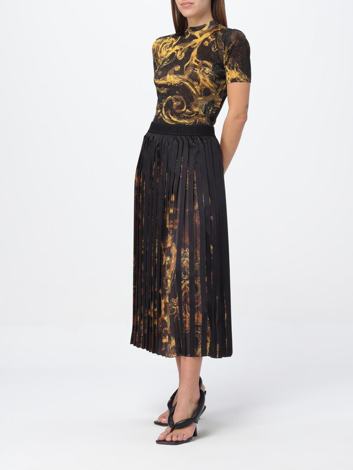 VERSACE JEANS COUTURE FALDA: Falda mujer Versace Jeans Couture, Negro - Img 2