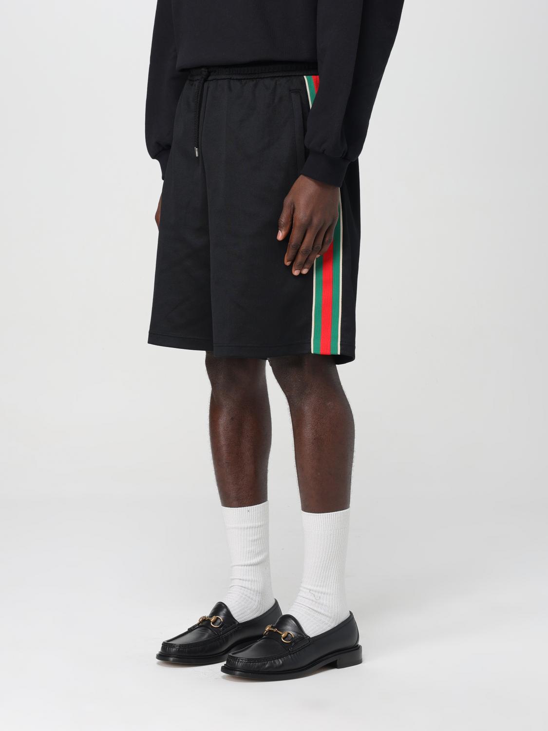 GUCCI SHORTS: Short men Gucci, Black - Img 4