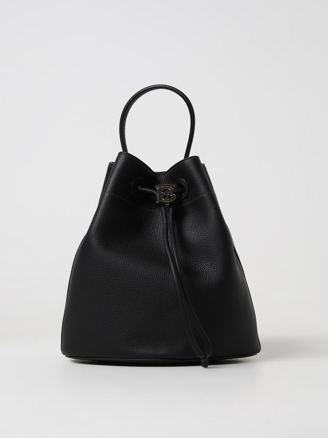 BURBERRY HANDBAG: Shoulder bag woman Burberry, Black - Img 1