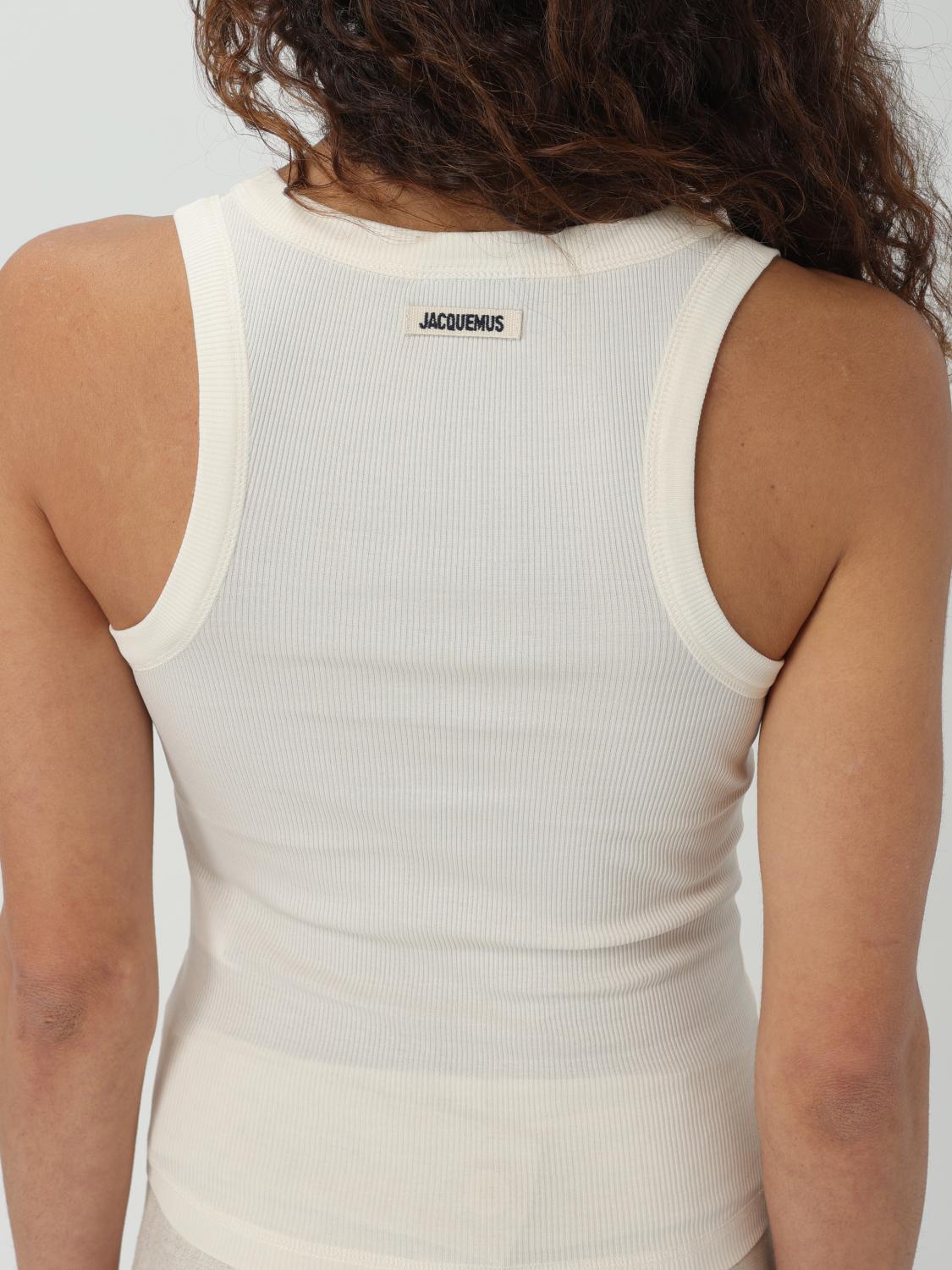 JACQUEMUS TOP E BLUSE: Top e bluse donna Jacquemus, Bianco - Img 5