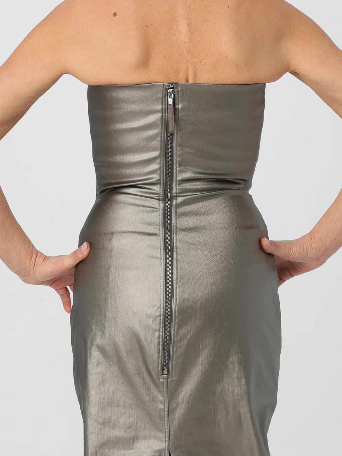 ワンピース RICK OWENS Woman Dress Grey RP01D2524SCT 68 Rick Owens Outlet: Dress woman - Grey | Rick Owens dress