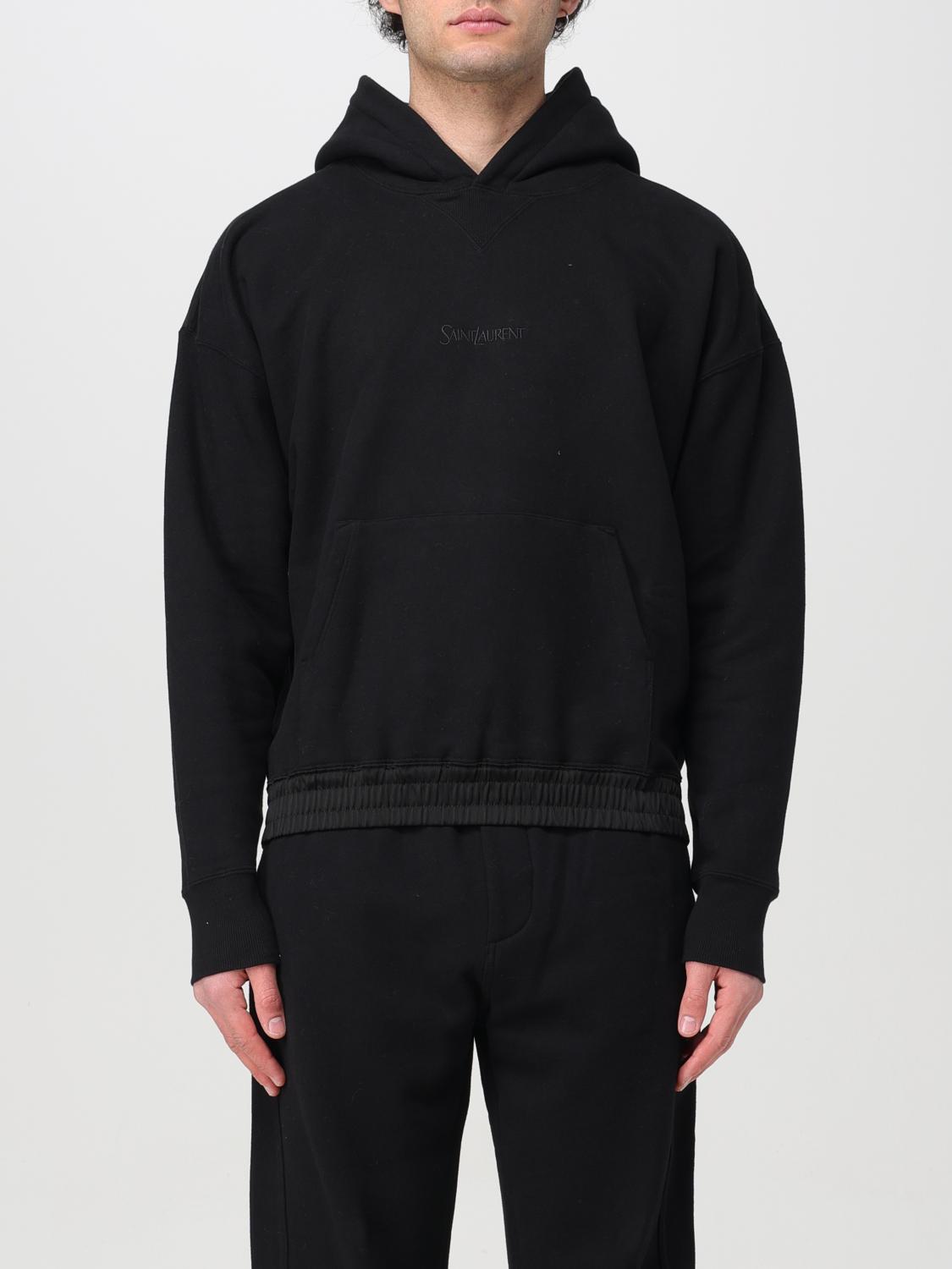 SAINT LAURENT SWEATSHIRT: Pullover herren Saint Laurent, Schwarz - Img 1