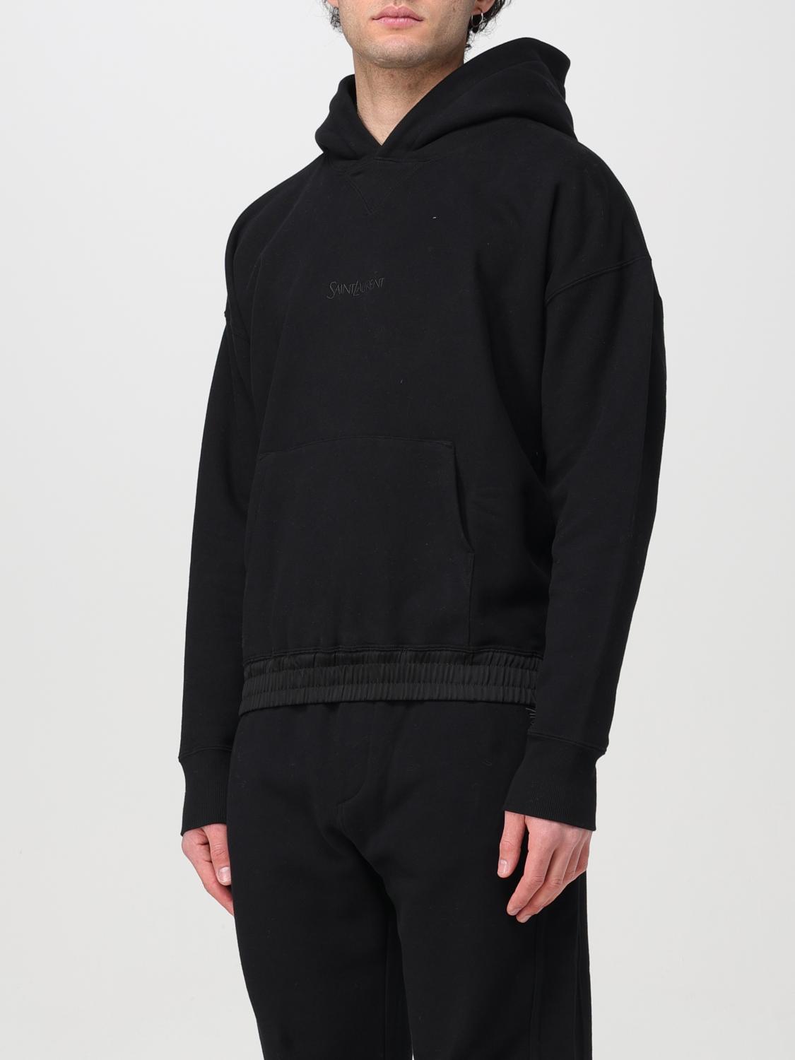 SAINT LAURENT SWEATSHIRT: Pullover herren Saint Laurent, Schwarz - Img 4