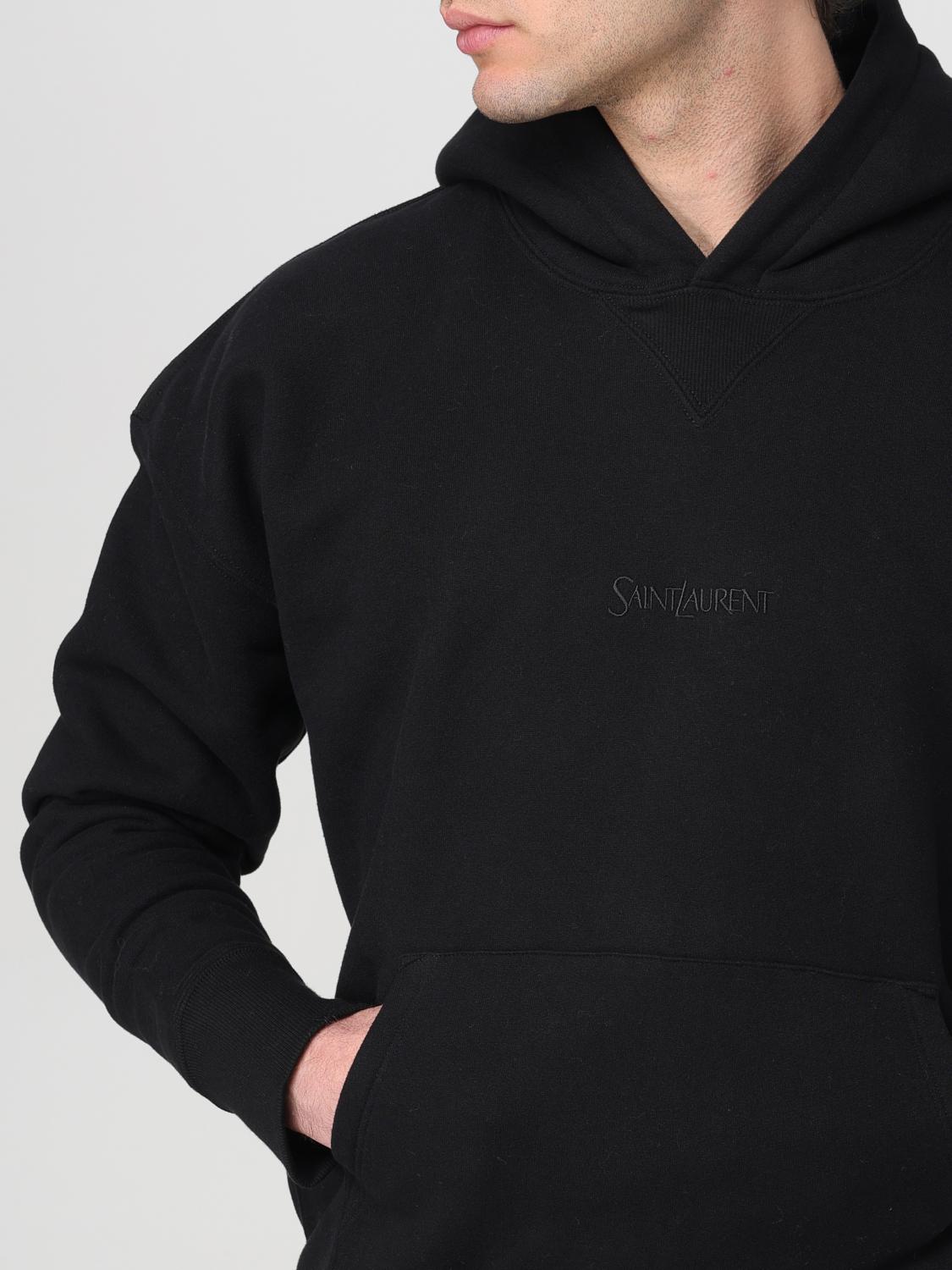 SAINT LAURENT SWEATSHIRT: Pullover herren Saint Laurent, Schwarz - Img 5