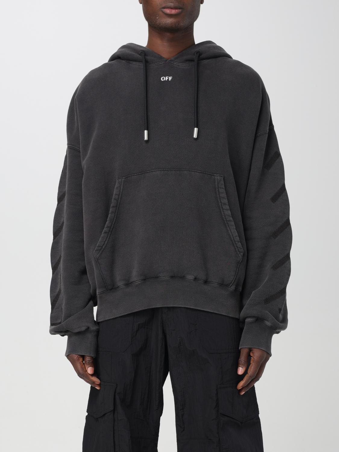 OFF-WHITE SUDADERA: Sudadera hombre Off-white, Negro - Img 1