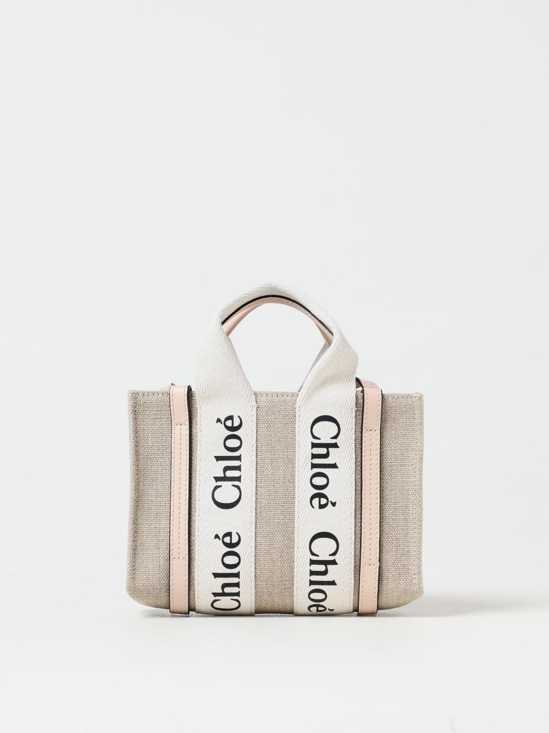 CHLOÉ: Handbag woman - Dove Grey | Chloé mini bag