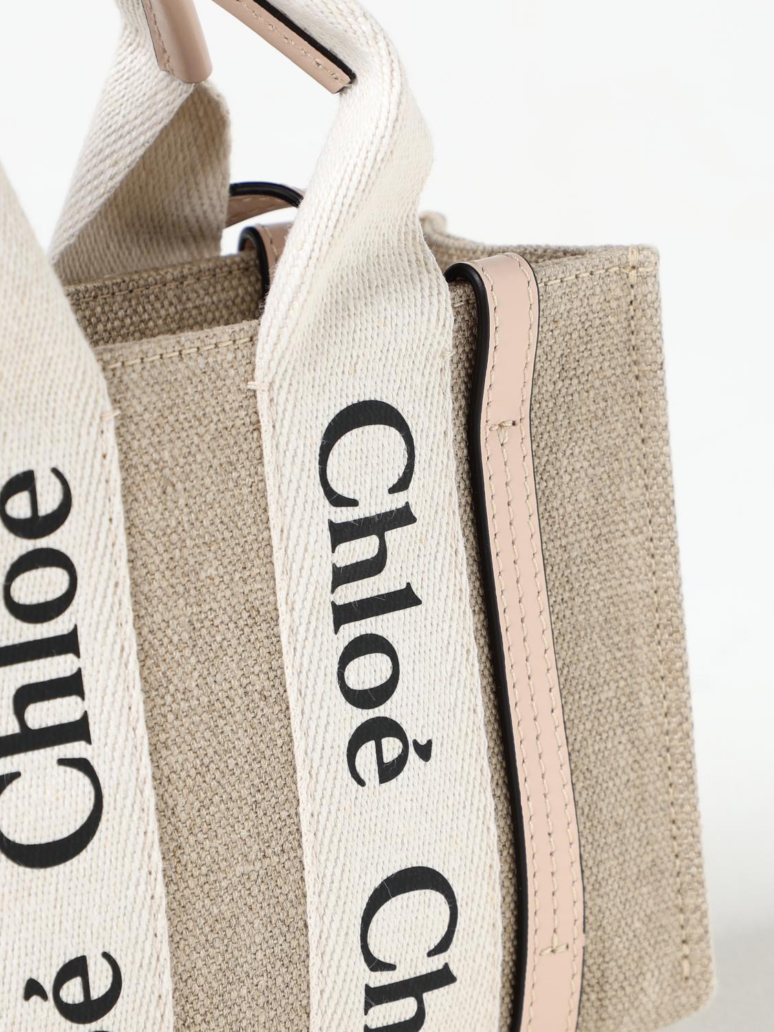 CHLOÉ: Handbag woman - Dove Grey | Chloé mini bag