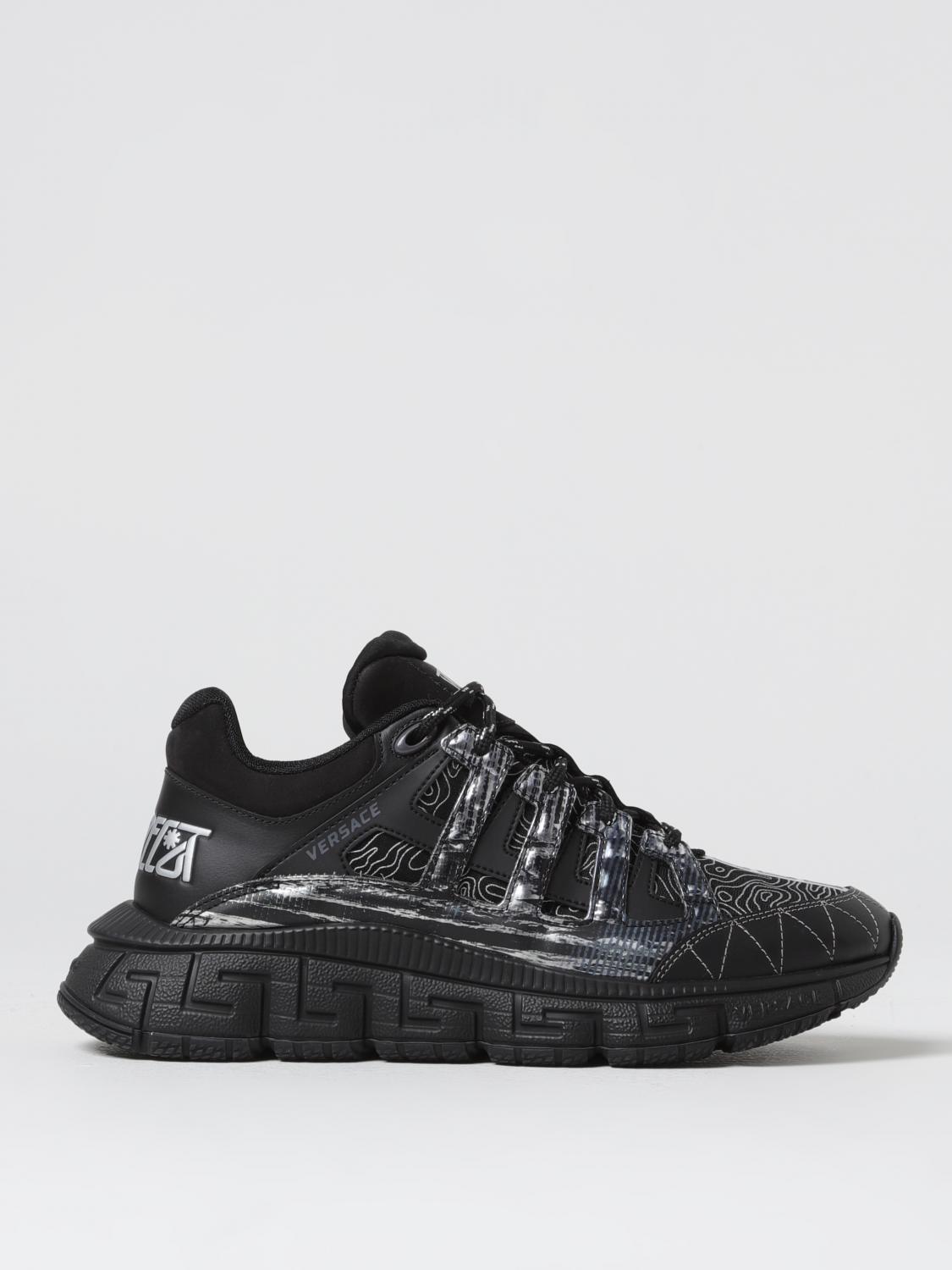 VERSACE: Sneakers men - Black | Versace sneakers