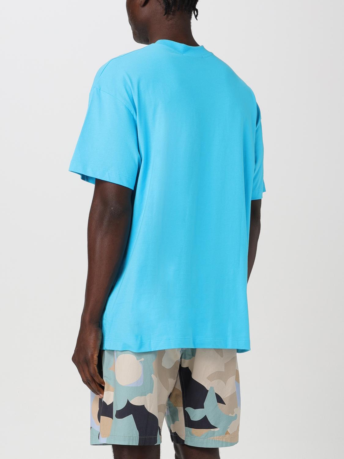 MSGM T-SHIRT: T-shirt men MSGM, Turquoise - Img 2