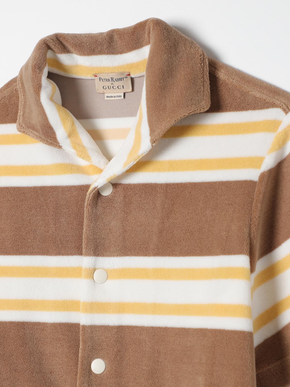 Gucci Peter Rabbit™ x terry cloth shirt - Yellow | 773250XJF77