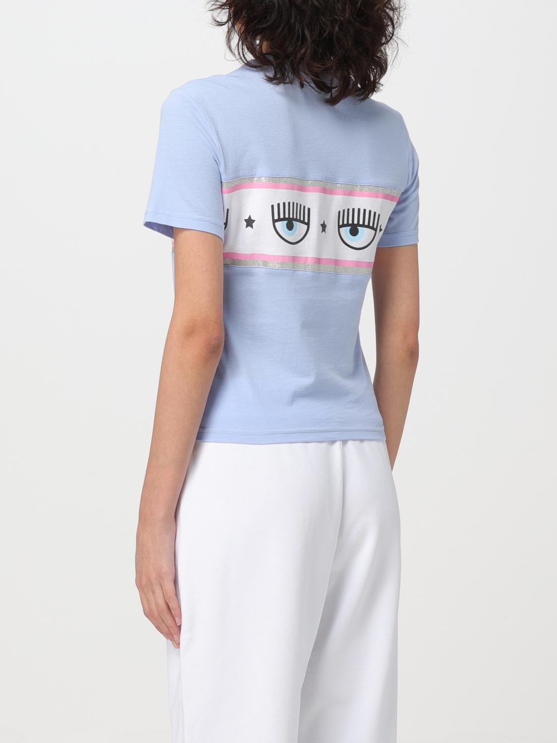 CHIARA FERRAGNI T-SHIRT: T-shirt woman Chiara Ferragni, Blue - Img 2
