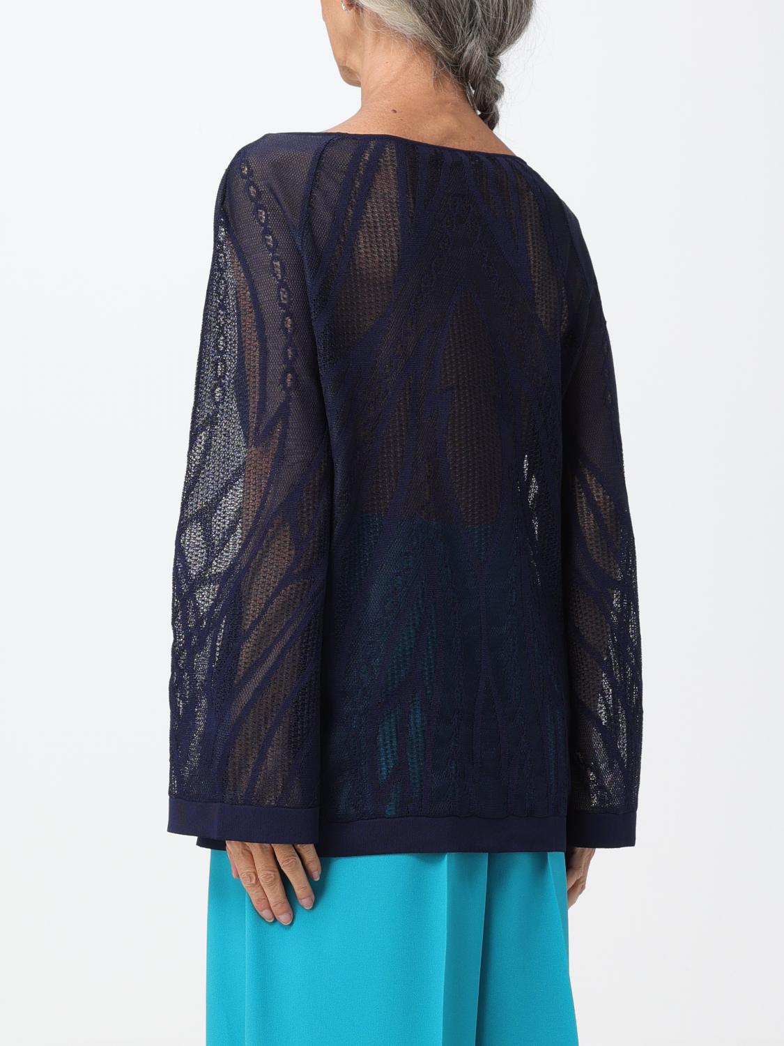 ALBERTA FERRETTI JERSEY: Jersey mujer Alberta Ferretti, Azul Oscuro - Img 3