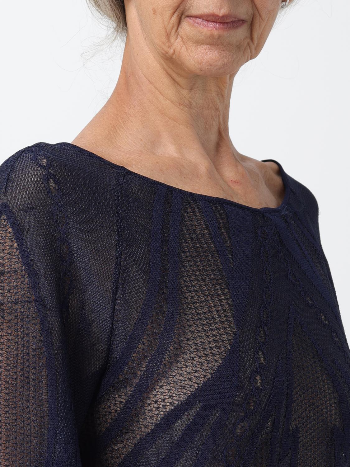 ALBERTA FERRETTI JERSEY: Jersey mujer Alberta Ferretti, Azul Oscuro - Img 5