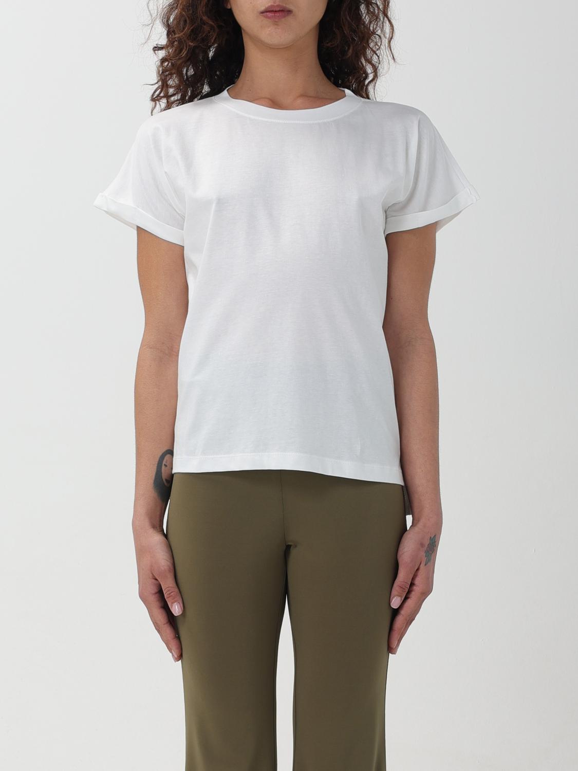 Tシャツ・カットソー KAOS Woman T-Shirt Yellow Cream QPJBR004 1041 Kaos Outlet: T-shirt woman - Yellow Cream | Kaos t-shirt