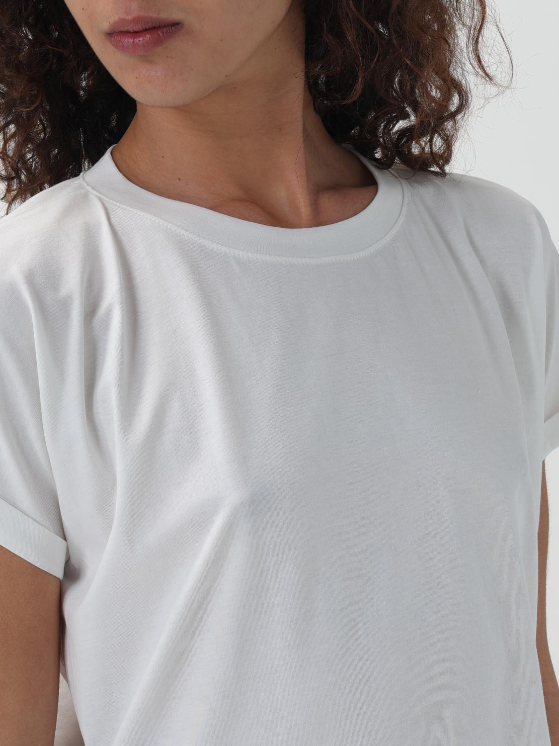 Tシャツ・カットソー KAOS Woman T-Shirt Yellow Cream QPJBR004 1041 Kaos Outlet: T-shirt woman - Yellow Cream | Kaos t-shirt