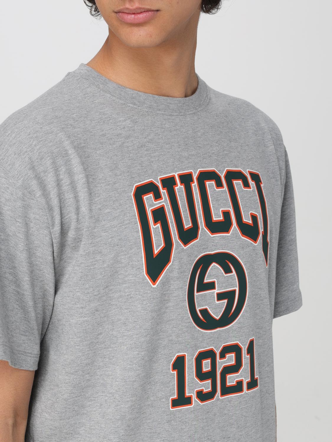Gucci T-shirt men - Grey | 771758XJGA5 | GIGLIO.COM