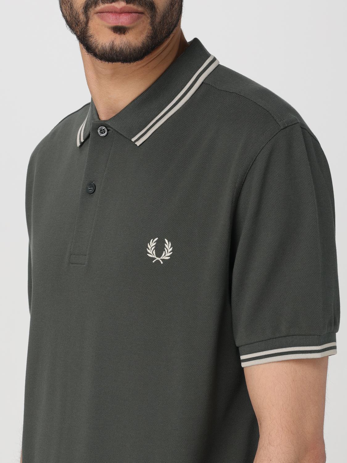 FRED PERRY POLO: Polo hombre Fred Perry, Verde Bosque - Img 3
