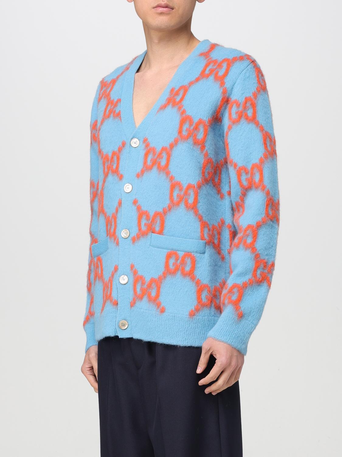 Gucci セーター メンズ - アジュール | 764738XKDPB | GIGLIO.COM