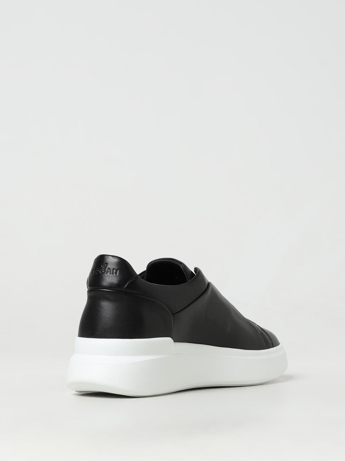 HOGAN SNEAKERS: Sneakers Hogan in pelle , Nero - Img 3