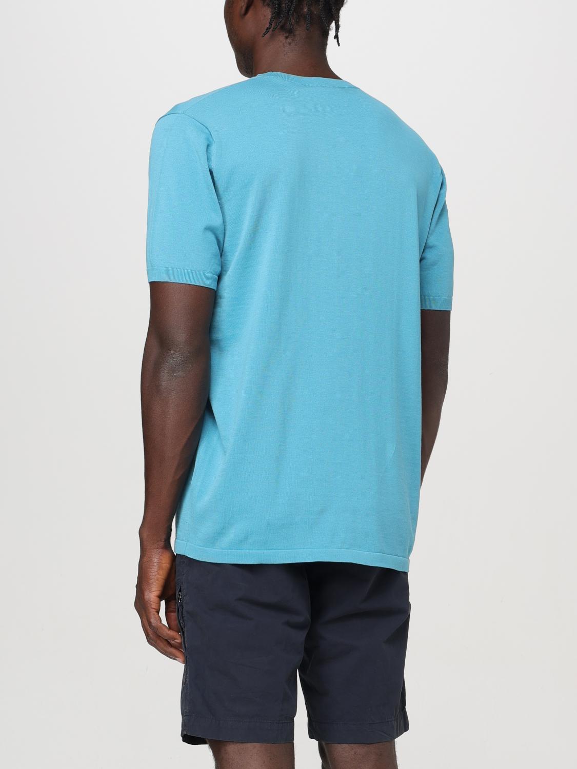 ASPESI T-SHIRT: T-shirt men Aspesi, Gnawed Blue - Img 2