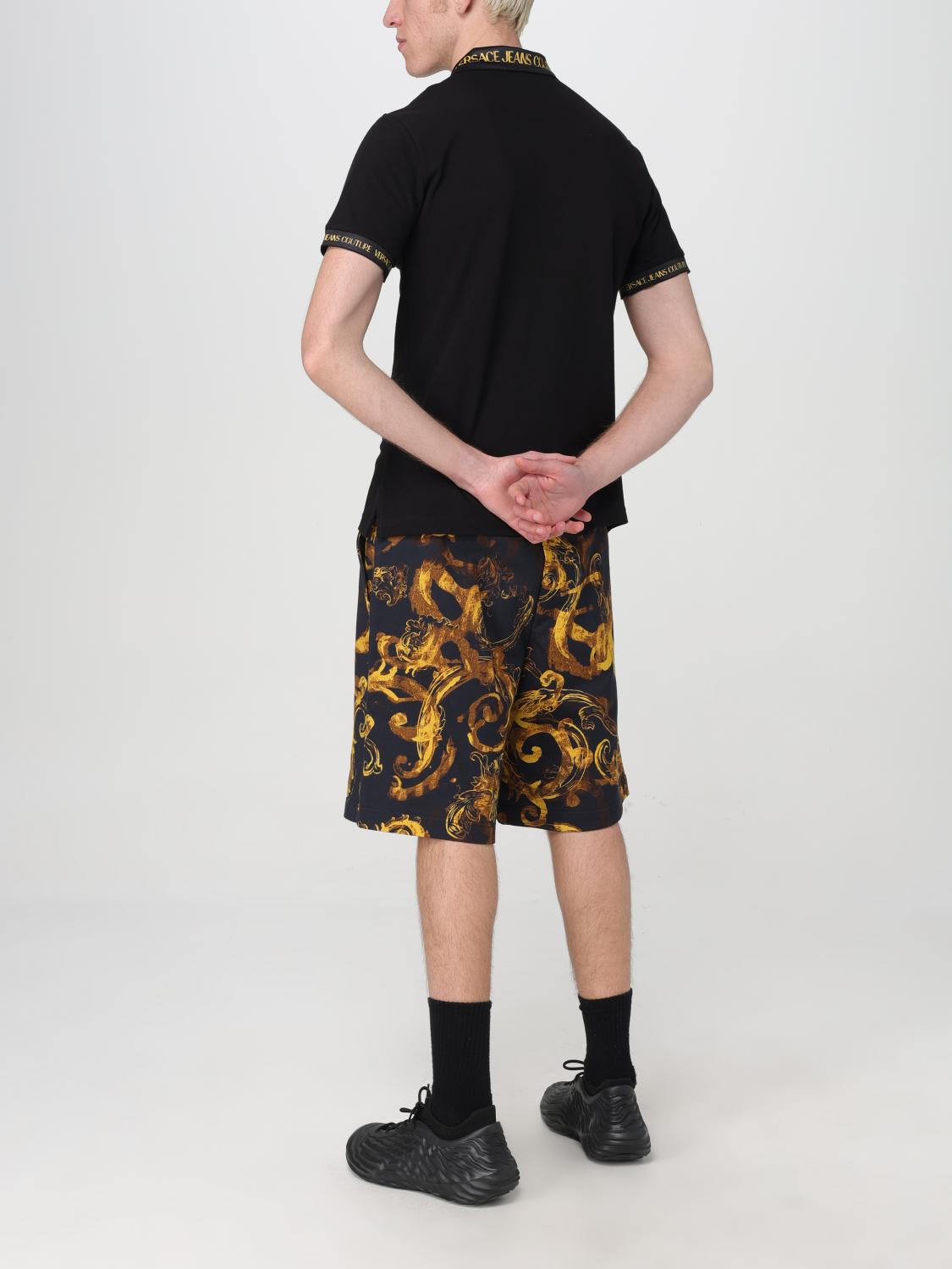 VERSACE JEANS COUTURE SHORTS: Short men Versace Jeans Couture, Black - Img 2