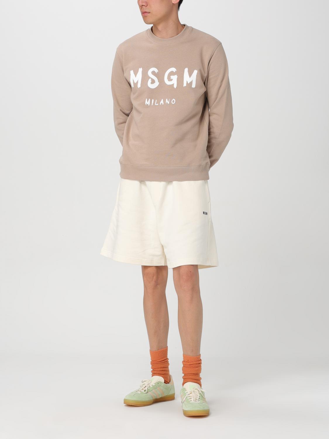 MSGM SHORTS: Short men MSGM, White - Img 2