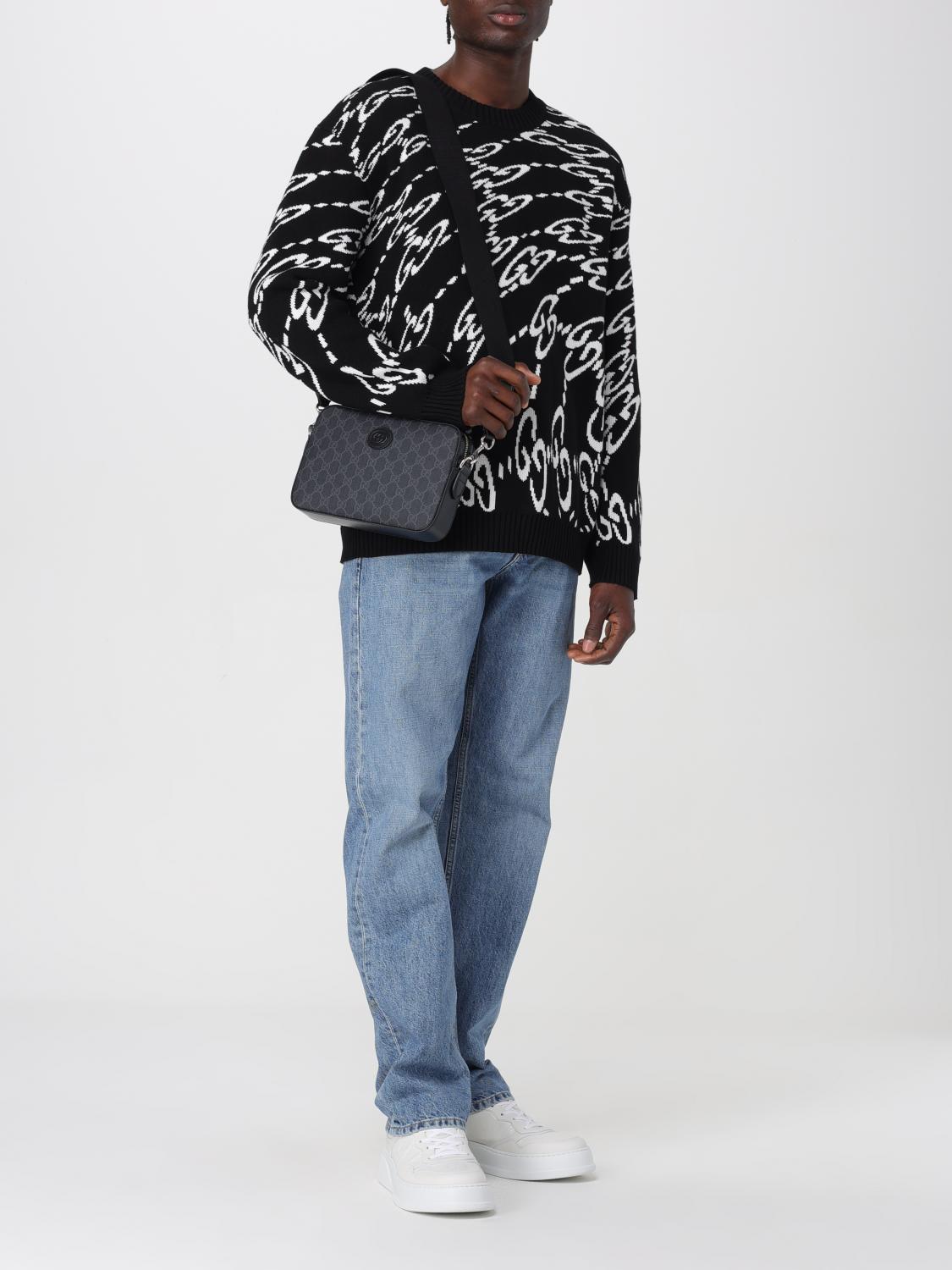 GUCCI SWEATER: Sweater men Gucci, Black - Img 2