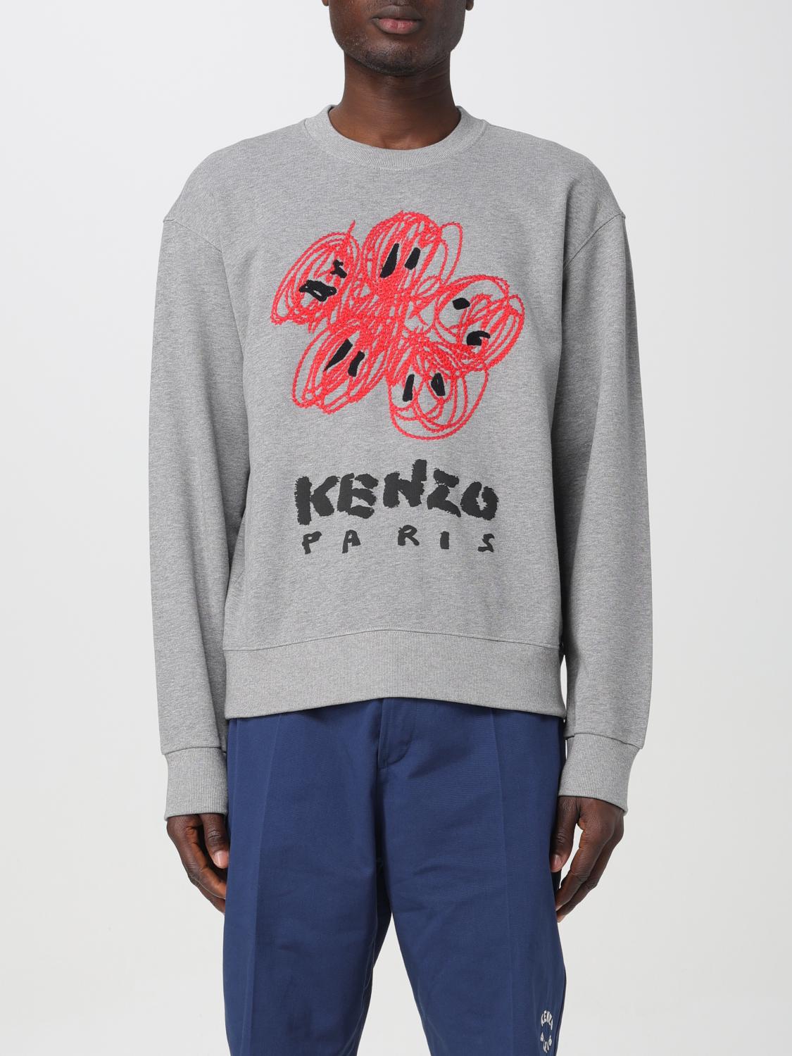 Kenzo Sweatshirt men - Grey | FE55SW1704MF | GIGLIO.COM