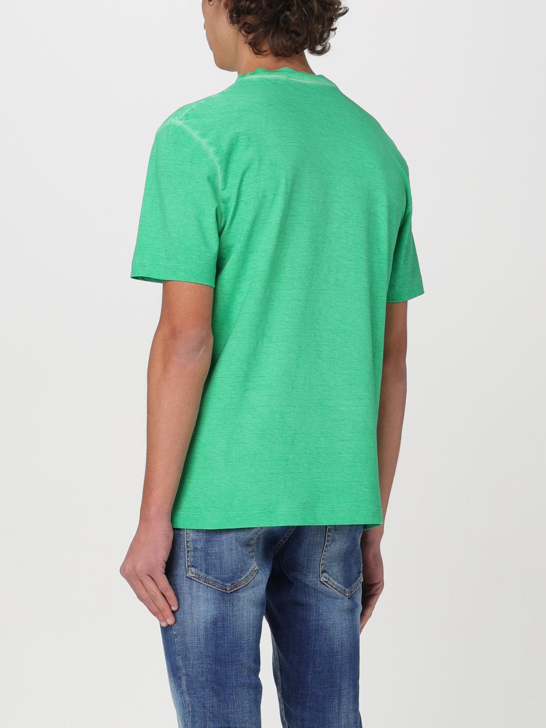 DSQUARED2: T-shirt men - Green | Dsquared2 t-shirt