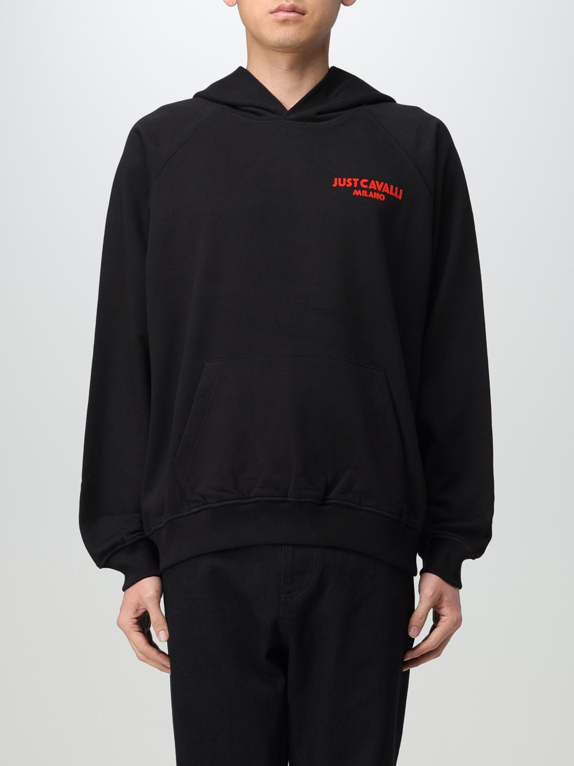 JUST CAVALLI SUDADERA: Sudadera hombre Just Cavalli, Negro - Img 1