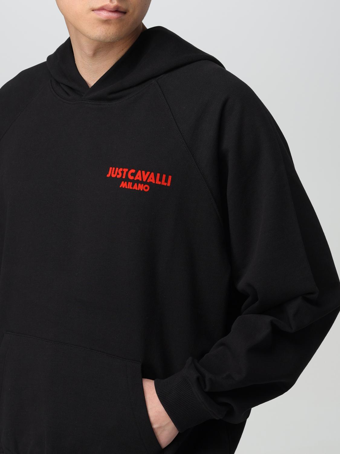 JUST CAVALLI SUDADERA: Sudadera hombre Just Cavalli, Negro - Img 3